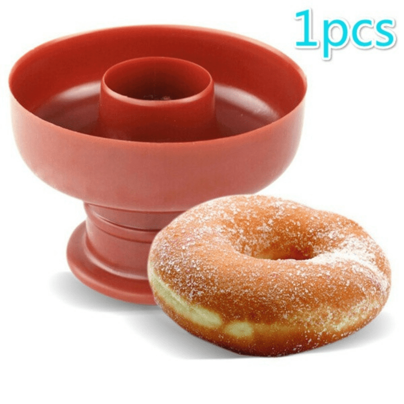  7 Holes Mini Donut Maker - 700W Non-Stick & Double-sided  Heating Breakfast Mini Pancakes Maker Machine - Electric Donut Press  Machine for Kid Friendly Dessert or Snack(Red): Home & Kitchen