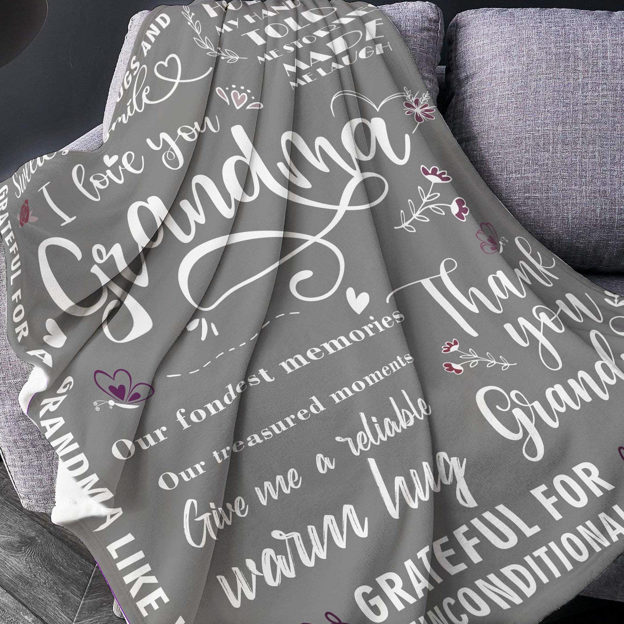 Grandma Gifts Blanket Best Gifts For Grandma Great Grandma - Temu