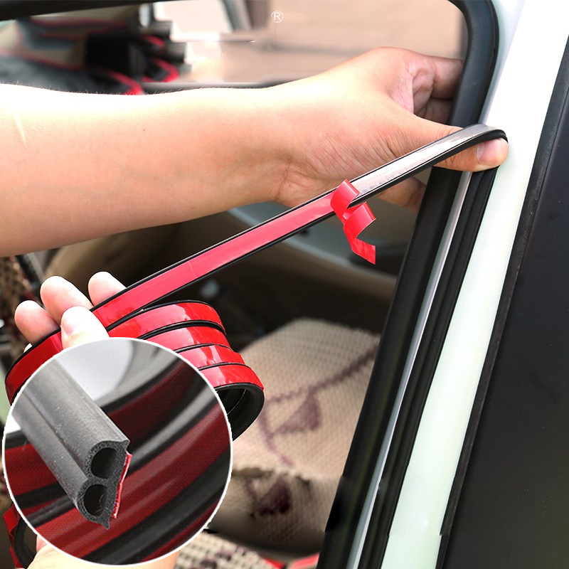 Autocollants Anti-Collision en caoutchouc pour porte de voiture, bandes  d'étanchéité pour capot, coffre, isolation phonique, accessoires d'intérieur