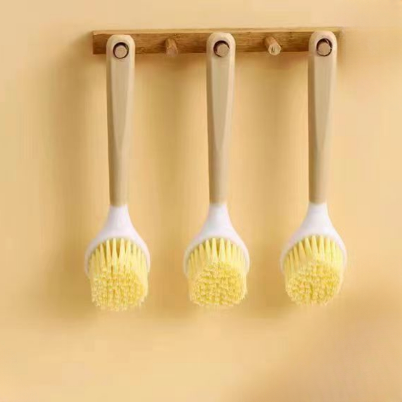 Dish Brush With Handle, Nylon Fibre Kitchen Scrub Brushes For Cleaning, Dish  Scrubber, Pot Brush, For Sink, Pots, Pans, Kitchen Gadgets, Kitchen  Accessories - Temu