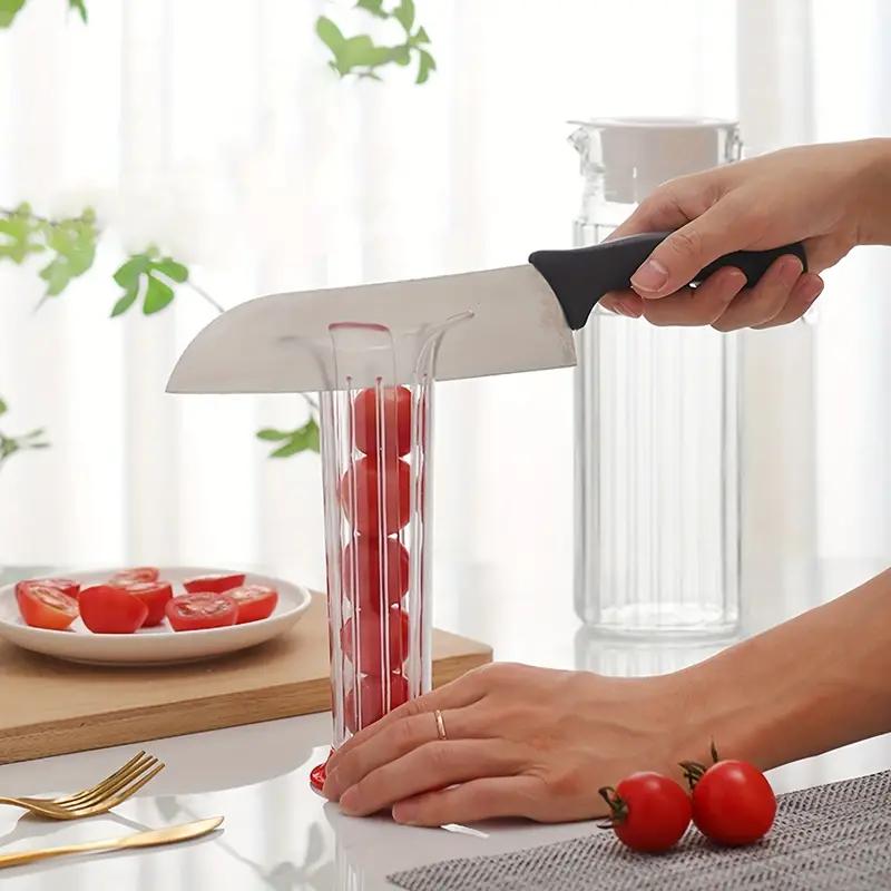 Cherry Tomato Slicer, Grape Slicer, Multifunctional Grape Cutter, Small  Fruit Cutter, Grape Kitchen Accessories, Cake Decoration Tool, Fruit Slicer,  Kitchen Tools - Temu