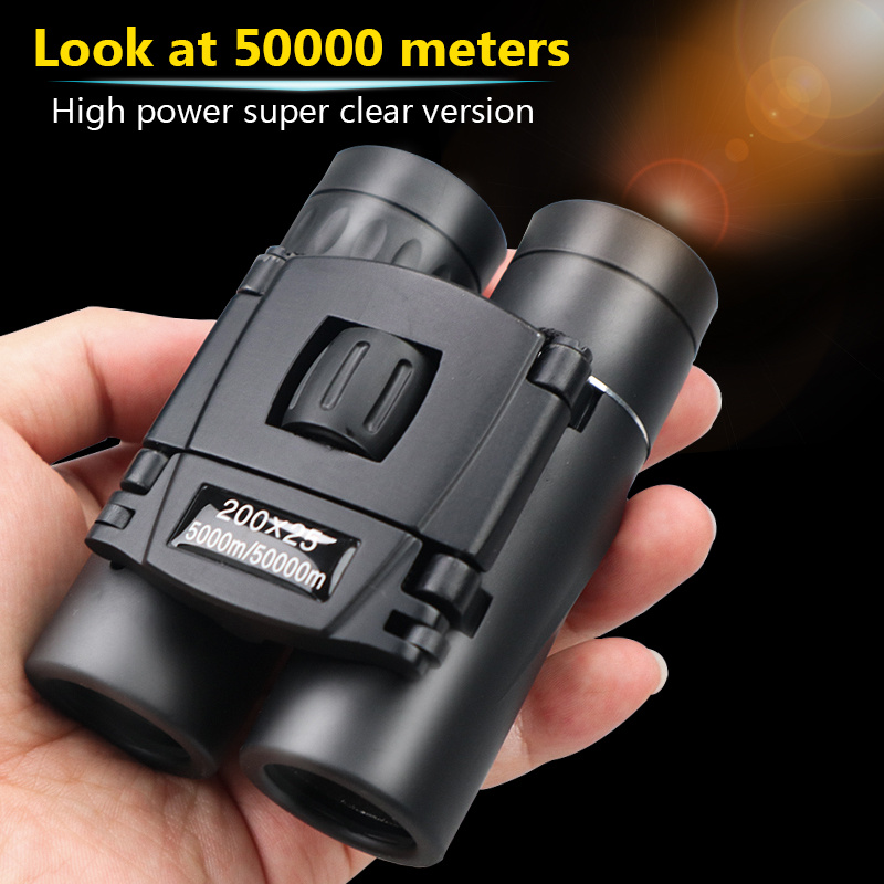 Mini Portable Zoom Hd 50000m Telescopio Binoculares Potente - Temu