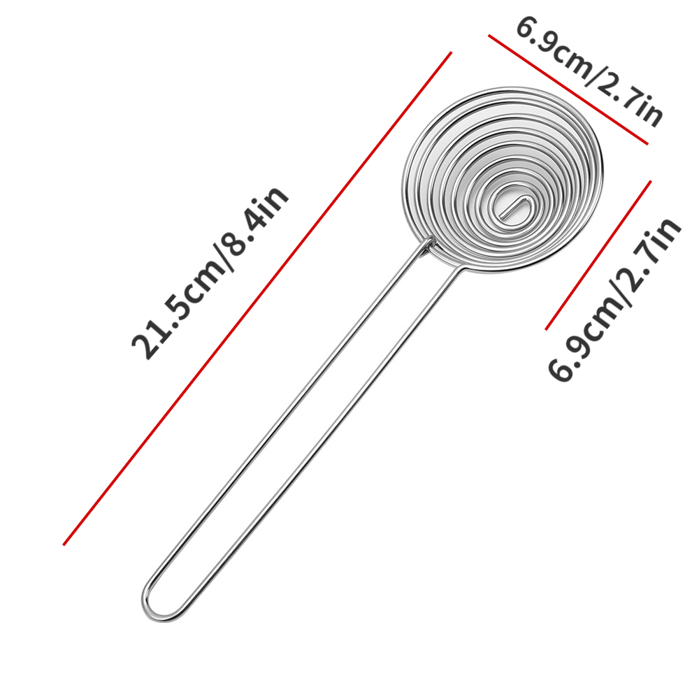 Spiral Stainless Steel Egg Separator Portable Egg Yolk Remover Divider