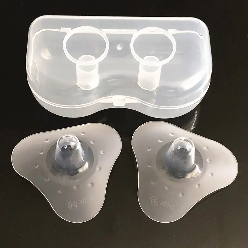Premium Silicone Nipple Protectors: Triangular Breast Shields For