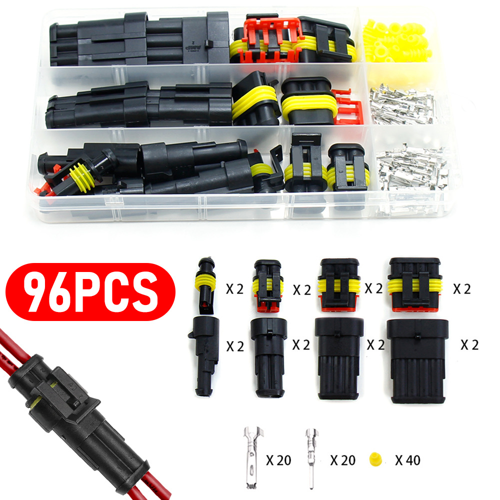 Kit de connecteurs de fil électrique, facile à installer, kit de prise de  connecteur de fil automatique de moto de voiture étanche pour scooters