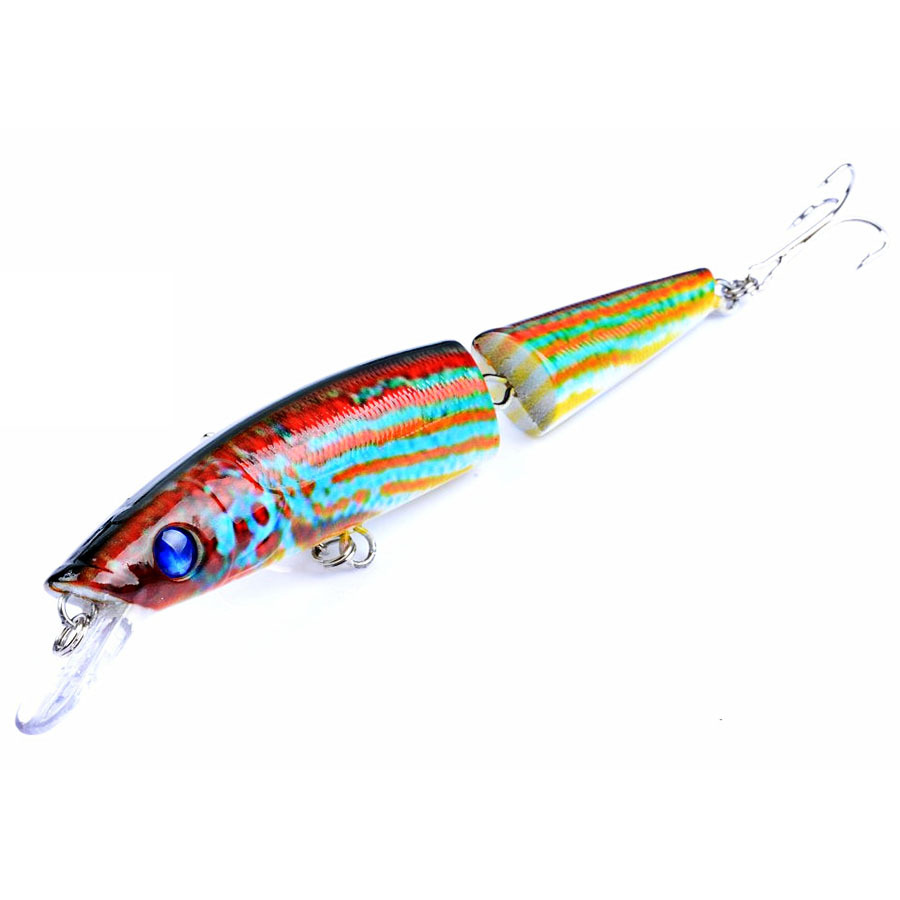 Multi Section Sea Bass Hard Crankbaits Fishing Lure 3d Fish - Temu