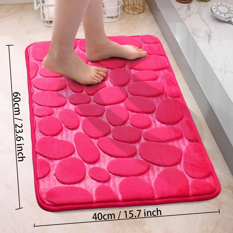Rose Floor Mat, Bathroom Water Absorption Anti-skid Mat, Bathroom Doormat,  Bedroom Carpet, Floor Mat Fall Decor - Temu