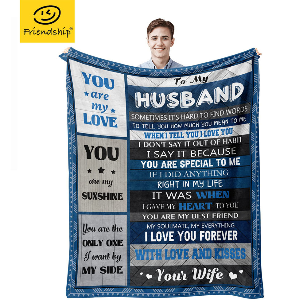 Blanket Valentine Gifts For Him Valentines Gifts For Husband - Temu
