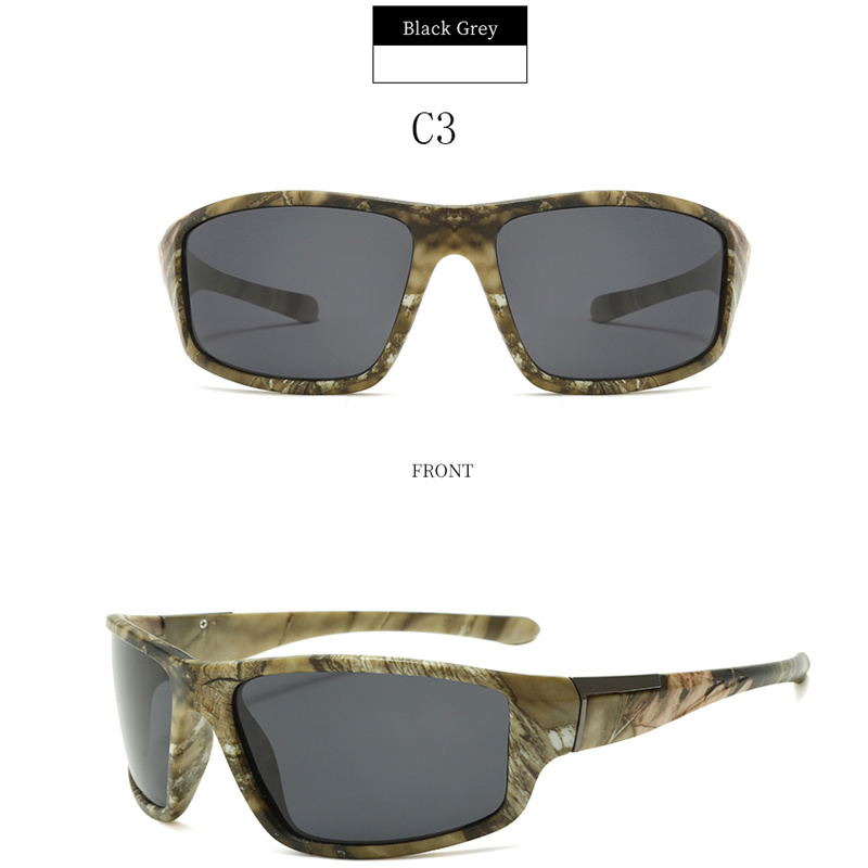 1pc Mens New Square Pc Frame Polarized Sunglasses Photochromic