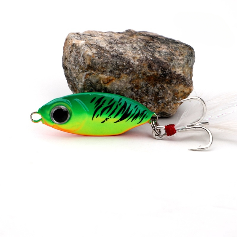 Mini Iron Plate Fishing Lure 3d Eyes Artificial Simulation - Temu