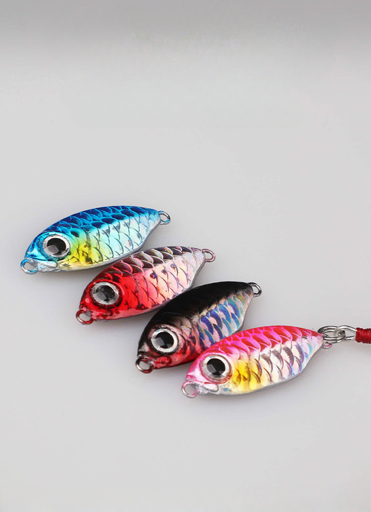 Mini Iron Plate Fishing Lure 3d Eyes Artificial Simulation - Temu