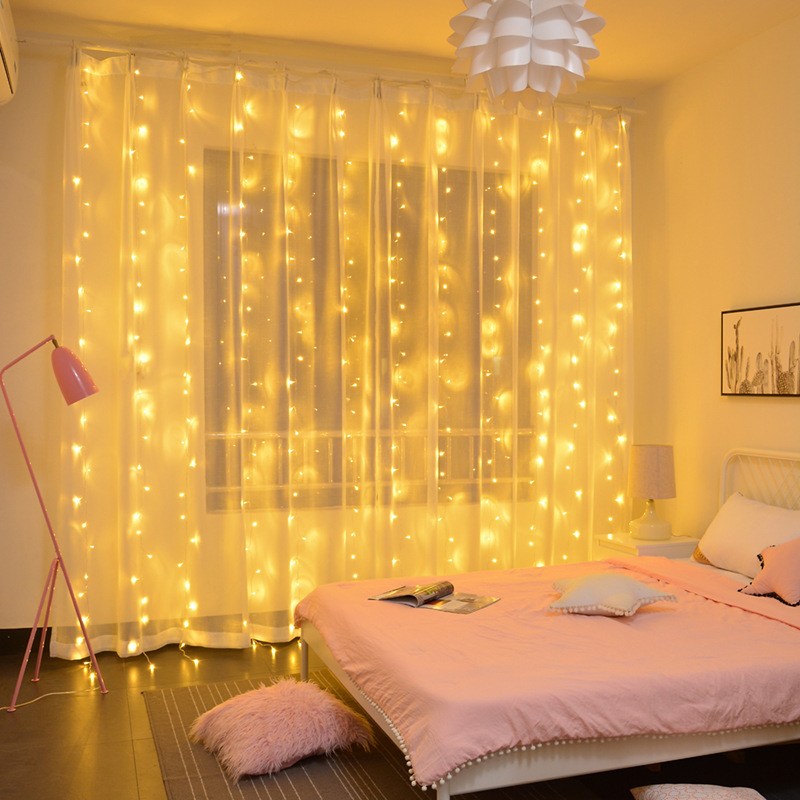 Guirlande LED 3m étoile fissurée prise USB romantique chaîne vacances  lumière, 20 LEDs adolescente Style chaleureuse fée lampe décorative pour  Noël