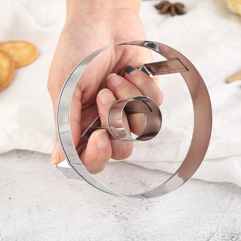 1pc, Donut Cutter, Stainless Steel Doughnut Mold, Mousse Cake Mold, Baking  Tools, Kitchen Gadgets, Kitchen Accessories