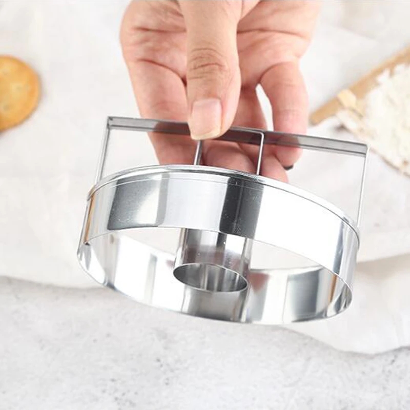 Stainless Steel Round Baking Cookie Cutter - Temu