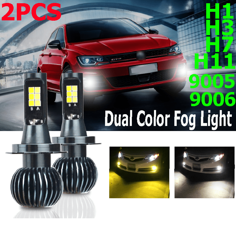2 Stücke H1 H3 Led-lampen Auto Nebel Lampe Super Helle 1400LM 6500 K Weiß  Fahren Lampe Auto Lichter DC 12 V 24 V Auto Lampe
