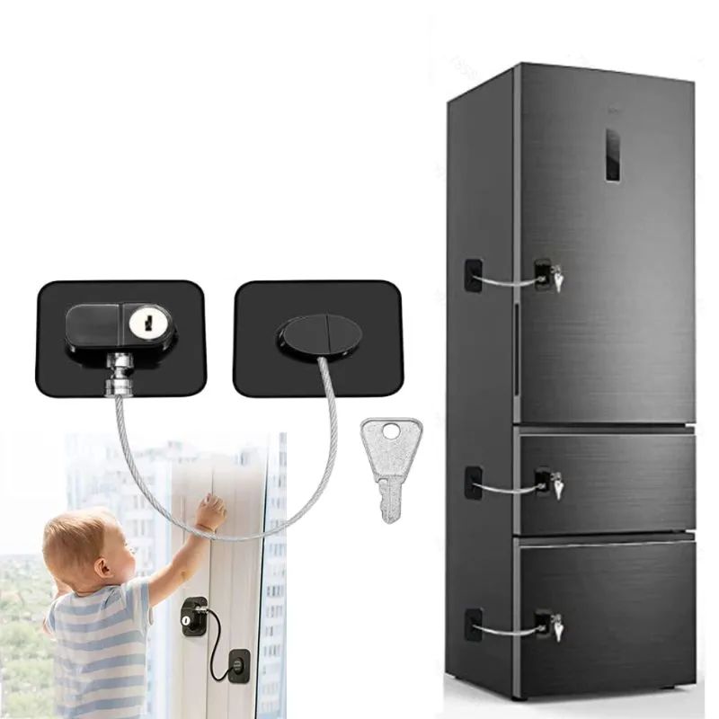 Fridge Lock, , Refrigerator Lock With Keys, Refrigerator Locks For