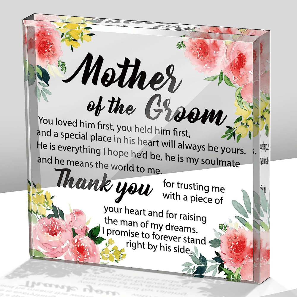 Acrylic Square Plaque mom Gifts From Son Daughter Square - Temu