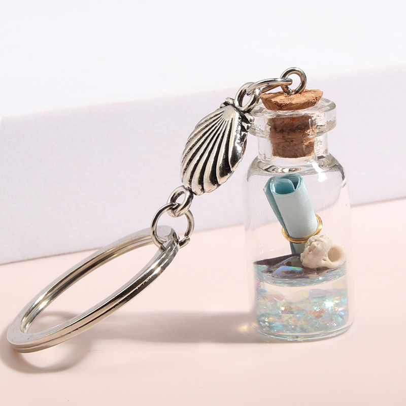 Y2k Jellyfish Keychain Pendant For Girls Glass Bead Mermaid - Temu