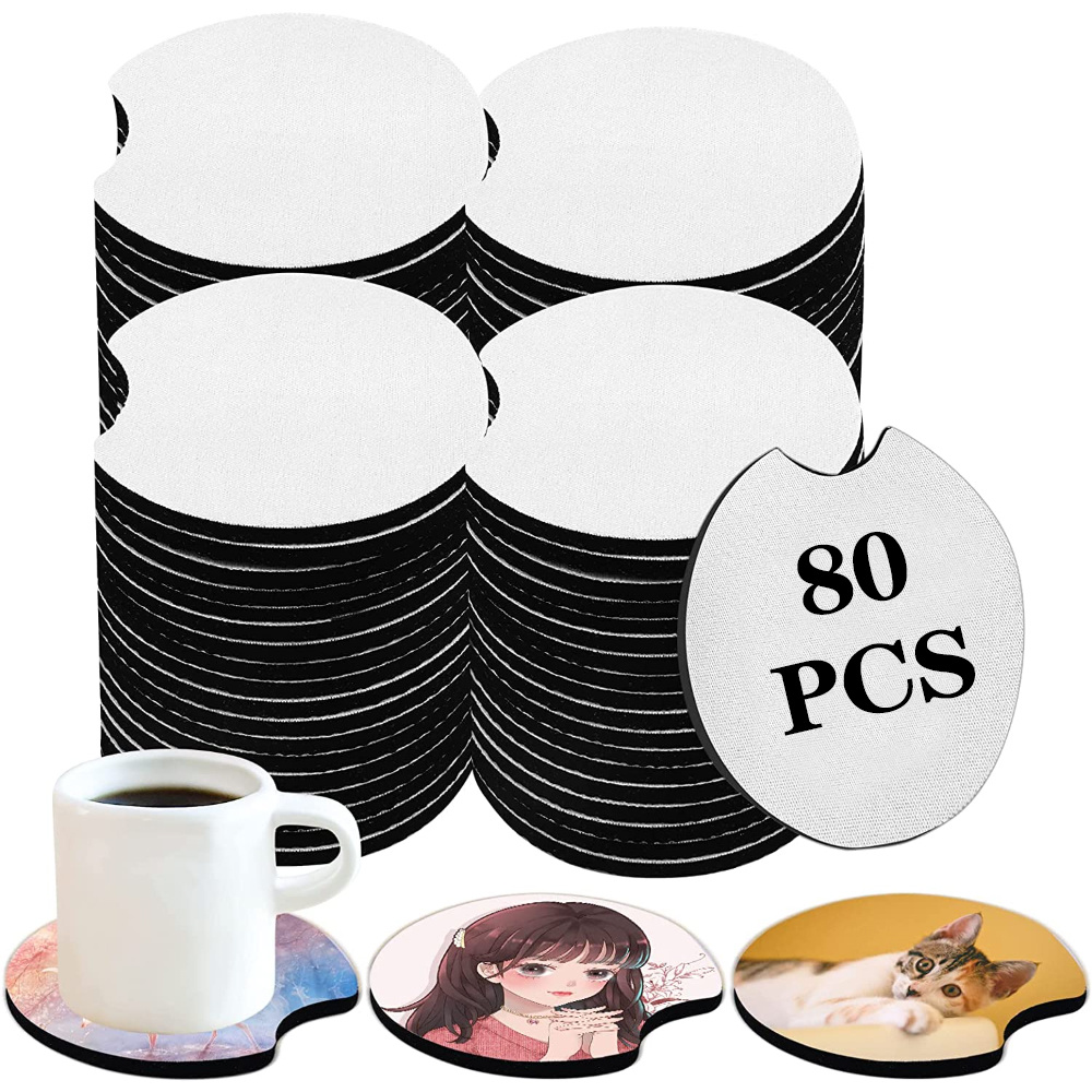 Sublimation Blanks Products Sublimation Cup Coasters Blanks - Temu