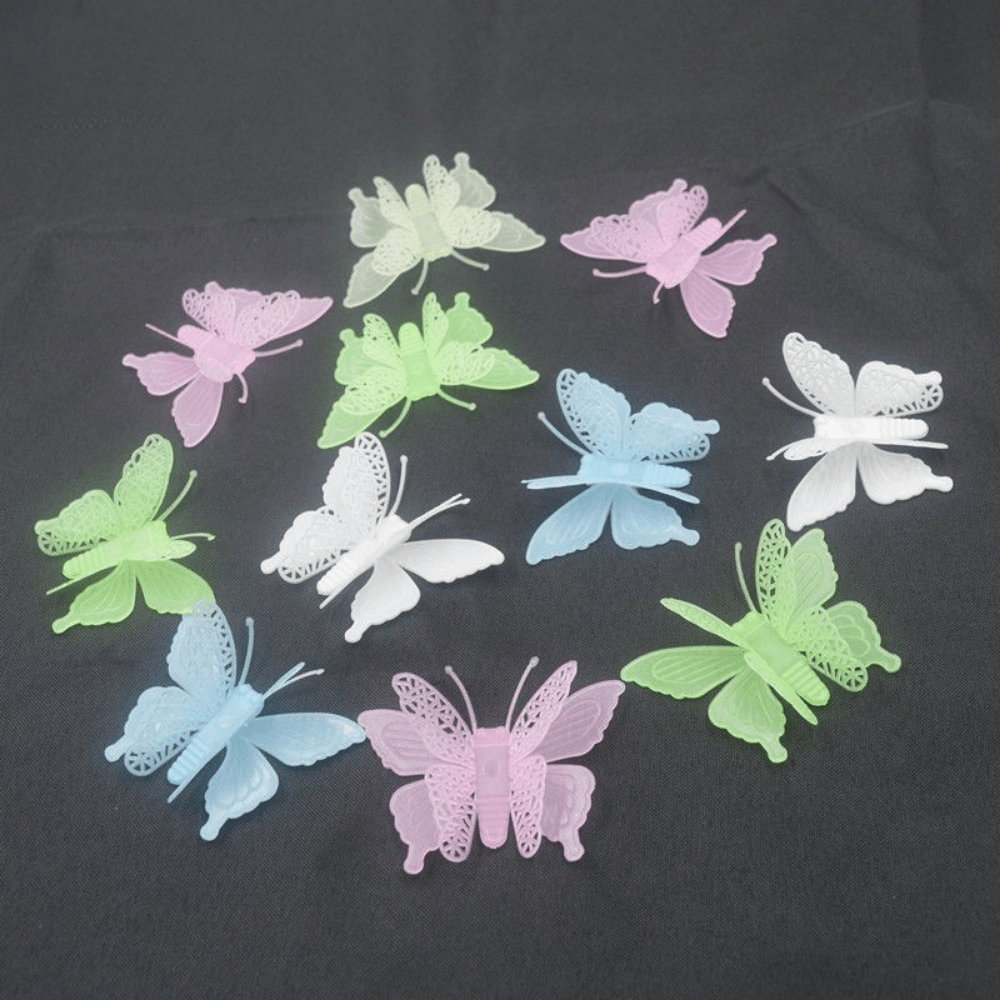 24Pcs Double Layer Mariposas para Decorar, 3D Butterfly Wall Decor,  Mariposas Decorativas para Fiesta, Sticker On The Wall Home Decor  Butterflies for