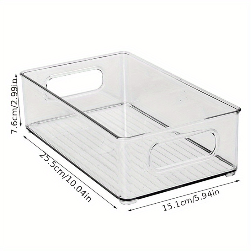 Portable Refrigerator Storage Box, Stackable Kitchen Fruit And Vegetable  Drinks, Cooler Storage, Transparent Fresh-keeping Box, Refrigerator Fruit  Vegetable Crisper, Eggs Ginger Garlic Green Onion Food Storage Containers,  Home Kitchen Utensil - Temu