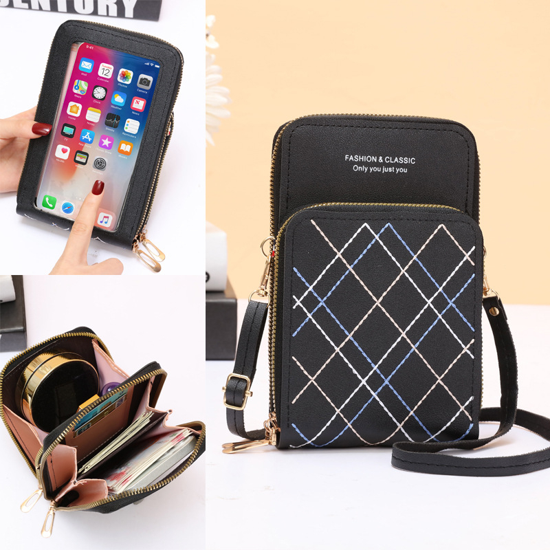 Women's Small Crossbody Handbag, Touch Screen Mobile Phone Bag, Coin Purse  - Temu