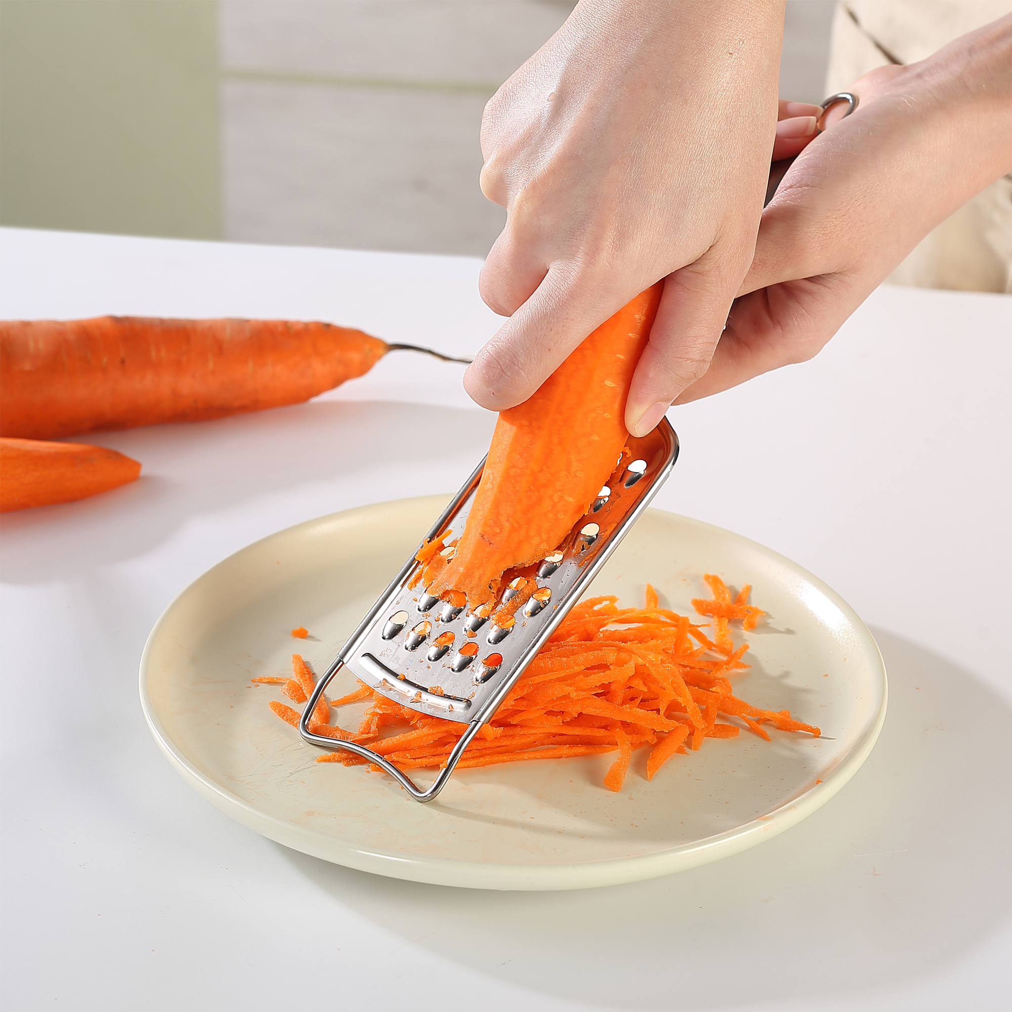 Home Kitchen Stainless Steel Carrot Cheese Grater Slicer Zester