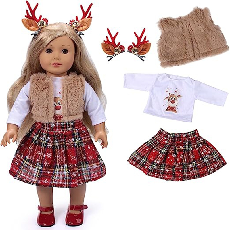 18 Inch Doll Christmas Pajamas Santa's Favorite - The Doll Boutique