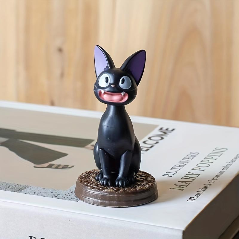 a set of 6 pcs black cat dolls cat models black cat decorations decorations gifts details 2