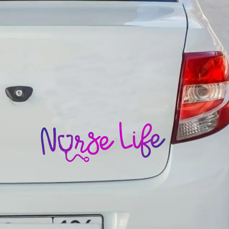  I Work in Heavens Waiting Room. I'm A Hospice Nurse. 8-1/2 x  3-3/4 - Vinyl Die Cut Decal/Bumper Sticker for Windows, Cars, Trucks,  Laptops, Etc. : Sports & Outdoors