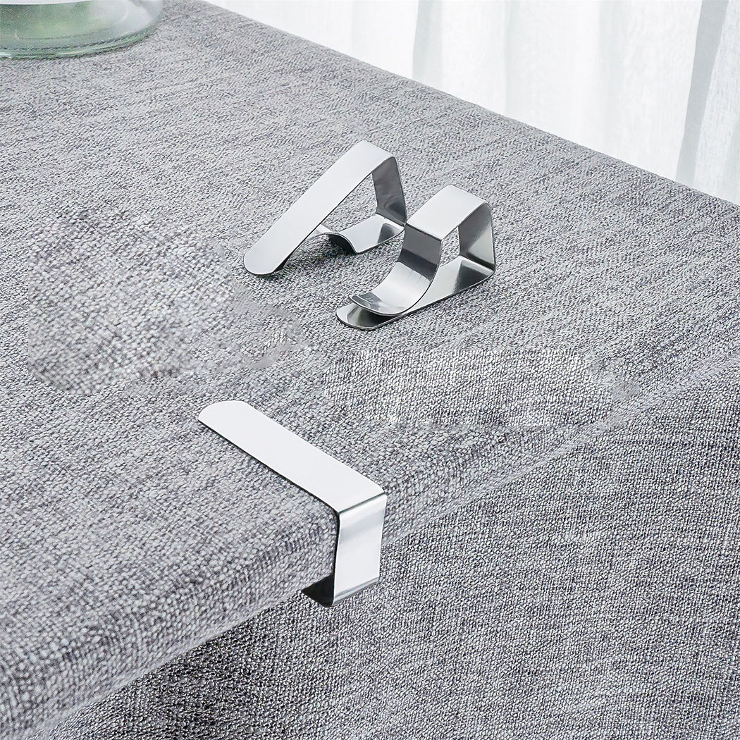 24Pcs Stainless Steel Tablecloth Clamps Table Cloth Clips Holder Clip