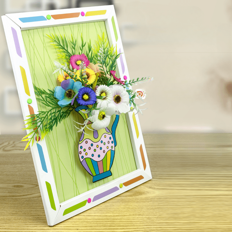 Kit de bricolage de fleurs pour enfants pour faire votre propre bouquet de  fleurs avec boutons