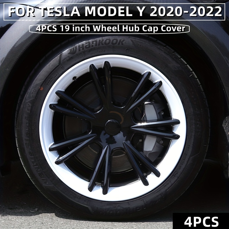 4 pièces Jantes pour véhicule Tesla couverture complète enjoliveur