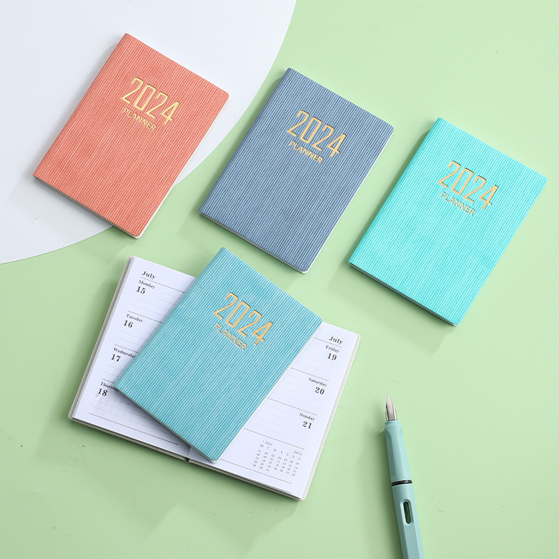2024 A7 English Schedule Book Notebook Creative Small Pocket - Temu Canada