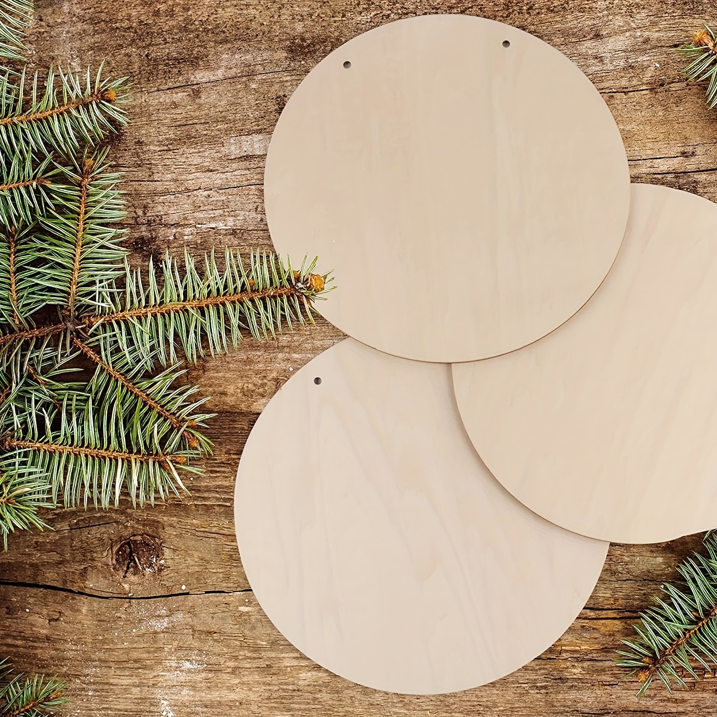 Wood Rounds Door Hanger Blanks 2-12 Inch Laser Cut Plywood Circles, Cake  Stand Rounds, DIY Wood Projects