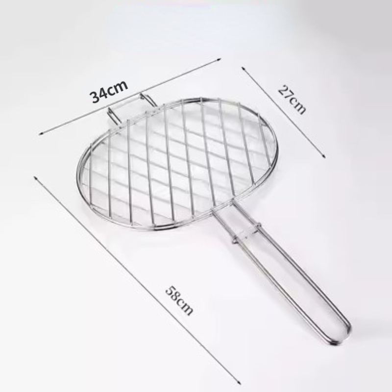 Stainless Steel Barbecue Net Grill Fish Clip Commercial Grid - Temu