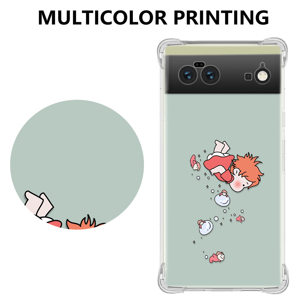 Funda Transparente Teléfono Tpu Funda Estampado Dibujos - Temu Mexico