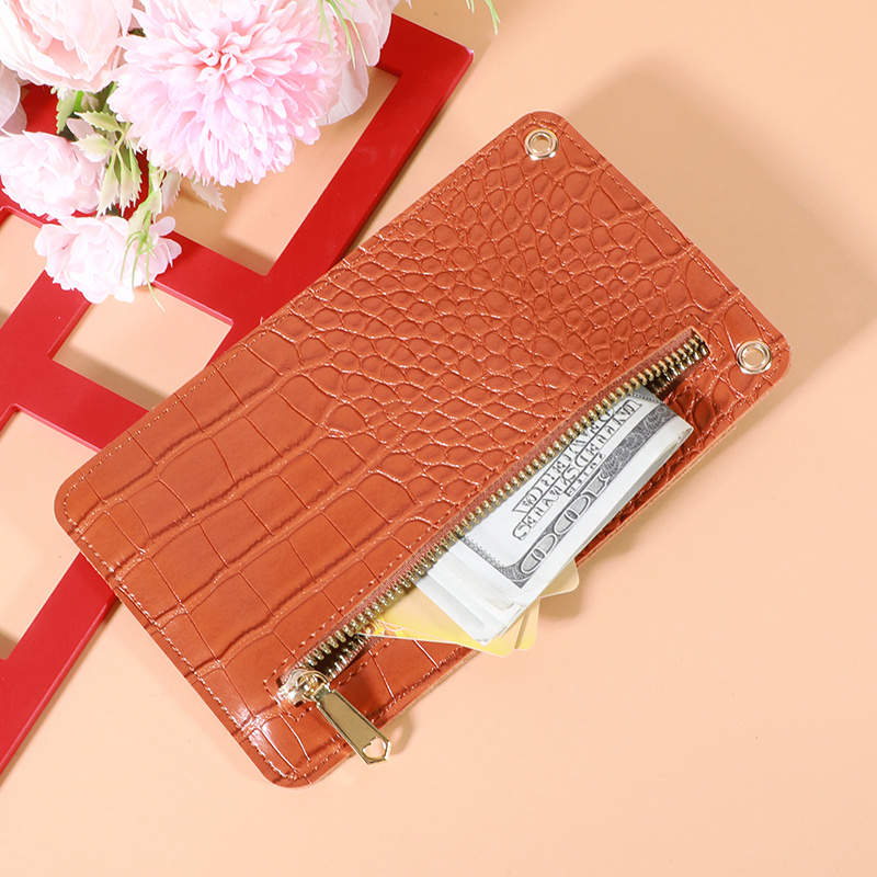 2023 New Fashion Lightweight Crocodile Pattern Mobile Phone Bag