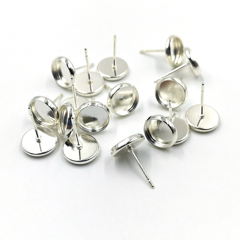 Cheap 20pcs/lot Stainless Steel Earrings For Women Base For