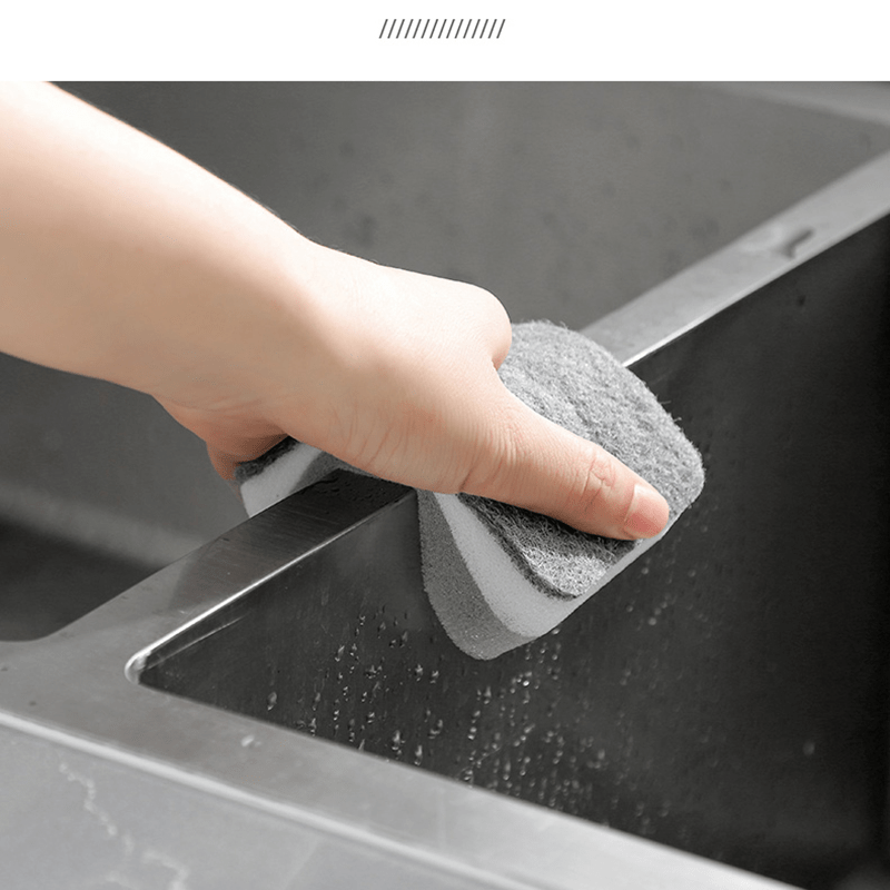Double Sided Cleaning Sponges - Quick Cleaning Kitchen Tableware Brush