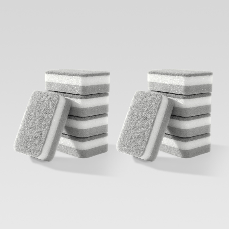 Double Sided Cleaning Sponges - Quick Cleaning Kitchen Tableware Brush