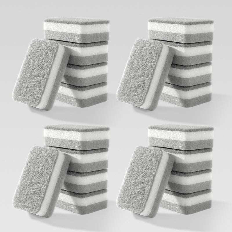 Double Sided Cleaning Sponges - Quick Cleaning Kitchen Tableware Brush