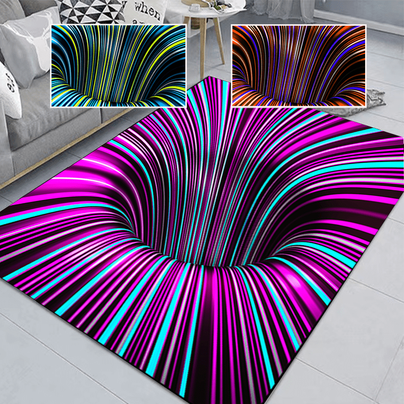 3d Stereoscopic Creative Living Room Decoration Carpet, Sofa Carpet, Tea  Table Mat, Office Full Of Large Area Anti Slip Floor Mats, Room Decor -  Temu Hungary