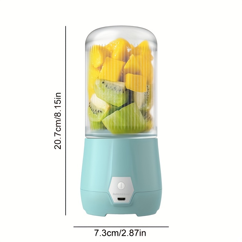 Portable Mini Electric Blender Juicer Cup 4 Blades Smoothie Fruit Juicer  Machine