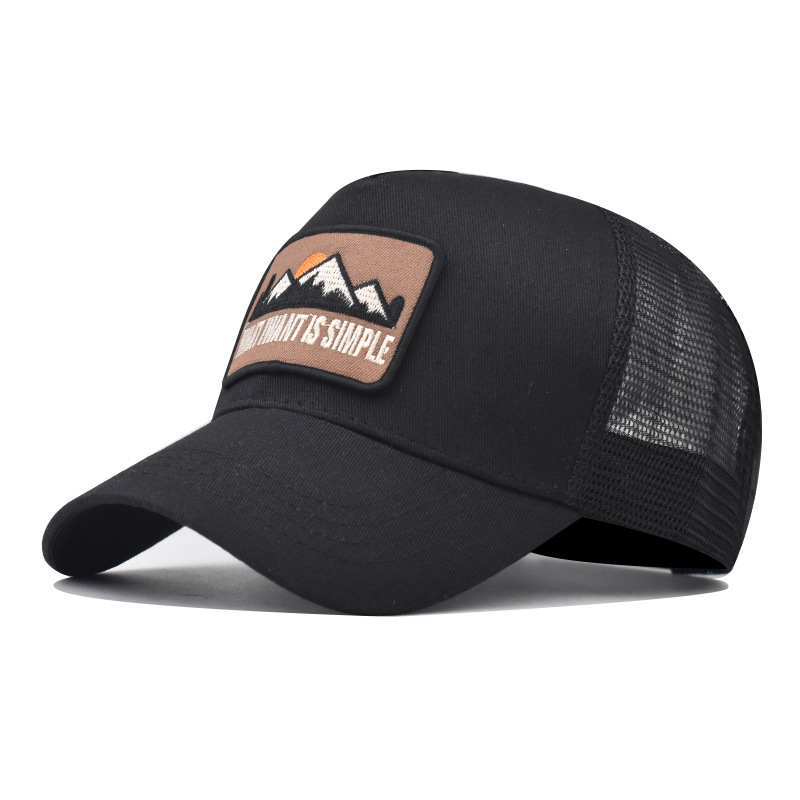 Unisex Breathable Adjustable Baseball Cap With Print