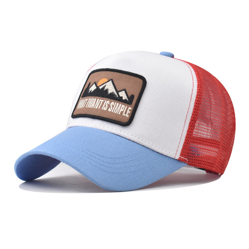 Unisex Breathable Adjustable Baseball Cap With Print