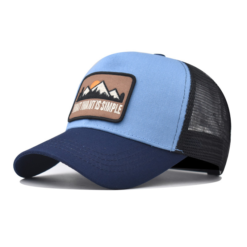 Unisex Breathable Adjustable Baseball Cap With Print