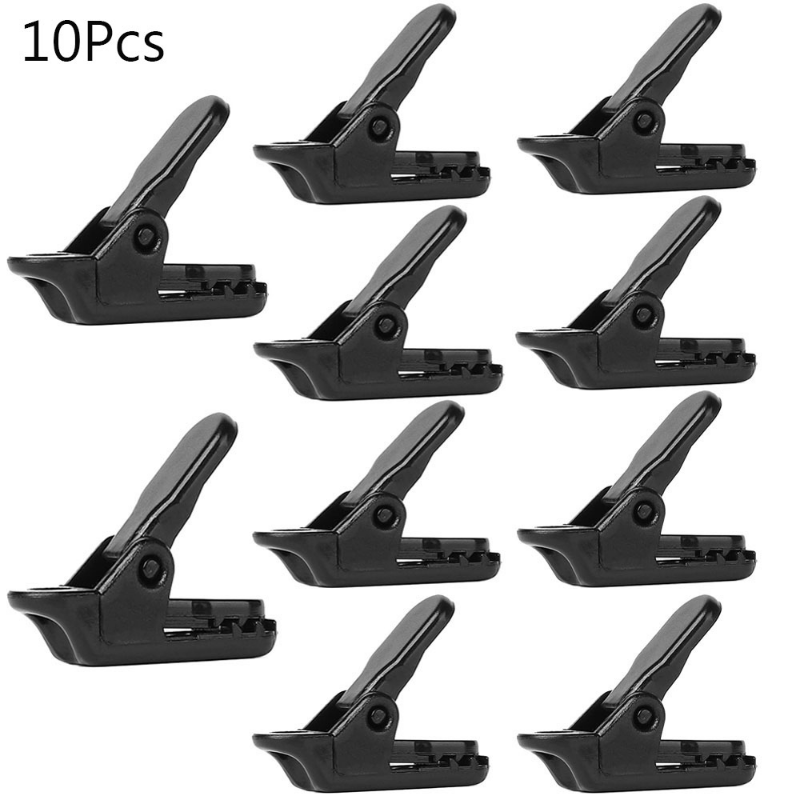 Pince pour Bache,8 PCS Pince de Fixation pour Tente Nylon Clips de Dâche  Plastique Pince Coupe-Vent pour Tenir Tentes Bâche Auvent Pare-Soleil  Couverture de Piscine Noir