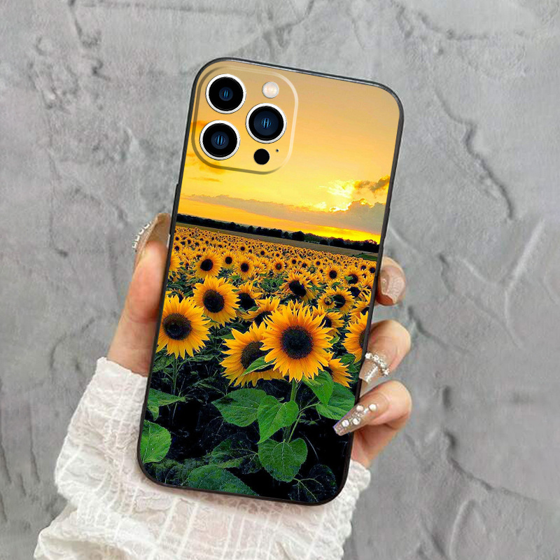 Pro Max Iphone 11 Pro Sunflower Case Sunflower Pattern Sunflower