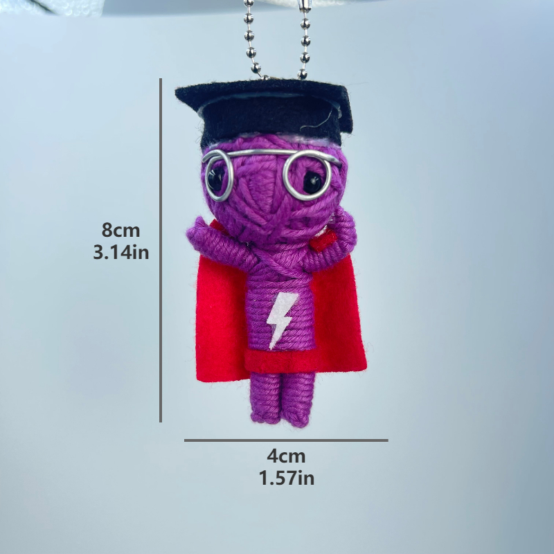 Miniature Mystical Car Interior Doll Prop Keychain